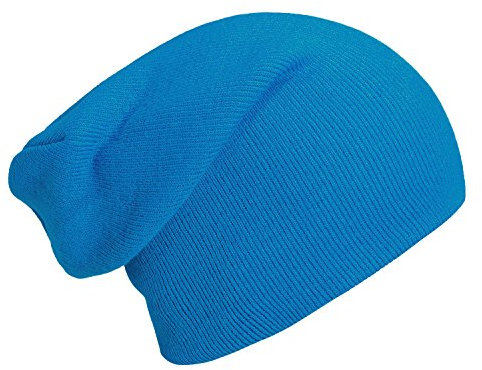 DonDon Mütze Herren Mütze Damen Wintermütze Slouch Beanie - Hellblau