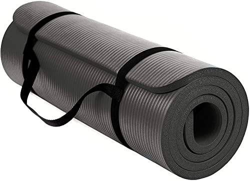TechFit Yogamatte Rutschfest für das Fitnessstudio zu Hause - Pilates Matte für das Heimtraining, Yoga Matte Dicker für Frauen,Fitnessmatten,Campingmatte, Perfekt für Aerobic, Streckung 180X60, 10mm