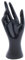 SM SunniMix Schaufensterpuppe Hand Modell, Mannequin Handmodell, Schmuck Hand Form Ständer, Hand Schmuck Halterung, Hand Finger Armband Display für Ring Halskette Armbänder, Schwarze Rechte Hand