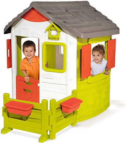 SMOBY (Toys Italia s.p.a.) (SMB)- Jura Lodge Casetta 99 x 29 x 121.5 cm, Multicolore, 810501 [Venduto da Inghilterra]