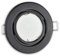 LED Einbaustrahler anthrazit rund 5 Watt warmweiß 230V super flach - Einbauleuchte schwenkbar und dimmbar - 70mm Bohrloch Einbau-Spot Decken-Strahler Deckeneinbaustrahler
