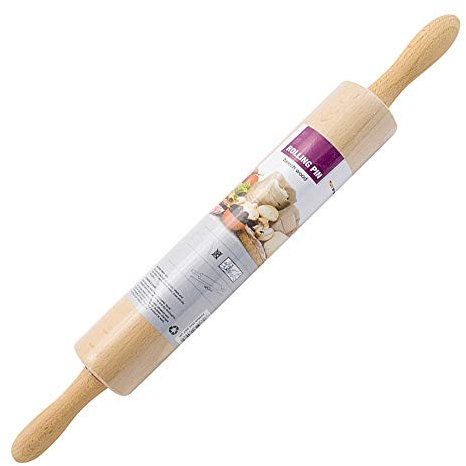 50CM Wooden Rolling PIN Baking Cake CHAPPATI ROTI Pastry Cooking Pizza Dough New