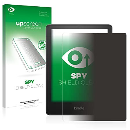 upscreen Anti-Spy Blickschutzfolie für Amazon Kindle Paperwhite 2021 Signature Edition Made in Germany, Privacy Displayschutz-Folie [Blaulichtfilter]