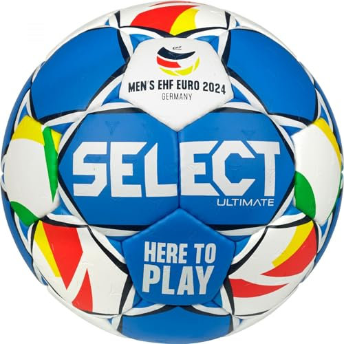 Select Handball Ultimate EHF Euro Men v24 Weiß/Blau 2