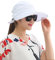 Chapeau de Soleil Femme Casquette Visière Sports Eté Multi-usages Chapeau Vide Capeline à Large Bord Anti-Soleil Chapeau de Peche Melon Plage Casquette Cap pour Golf Baseball Voyage Jardin