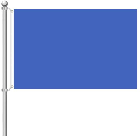 Bandiera Blu 90x150 cm Bandiere Blu Poliestere Festival 2 Occhielli in Metallo all'Aperto Celebrazione per Feste Decorazione per Sport da Giardino Scuola Compleanno Artigianato - 3 X 5 Piedi