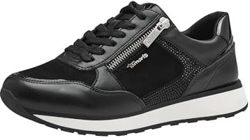 Tamaris Damen 1-23755-42 Sneaker Sneaker, Black Comb, 36
