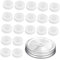 Straw Fixing Holes 20pcs Bamboo and Wood Cover Silicone Stopper Fixing Plugs Ice Coffee Cup Wood Lid Holes Grommet Wooden Lid Straw Plugs Portable