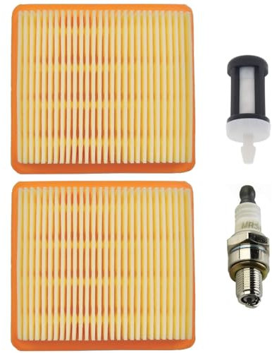 ZAMDOE Air Filter Replacement for Stihl FS91 FS91R KM91R KM111R KM131 KM131R BT131 HT102 HT103 HT132 HT133 String Trimmer Brushcutter Parts 4180 141 0300 with Spark Plug Fuel Filter