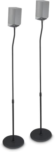 HAMA | Soporte de Altavoces de Pie Universal (2 Soportes, Soportes de Pie, Universal, Altura Desde los 75cm a 120cm,
