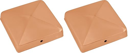 CONNEX HV4297 Post caps Copper 90x90mm, 90 x 90 mm (Pack of 2)