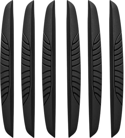 OioTuyi 6 Stück Auto Türkantenschutz Set, Schwarzer Gummi Kantenschoner, Schutz Aufkleber für Autotüren