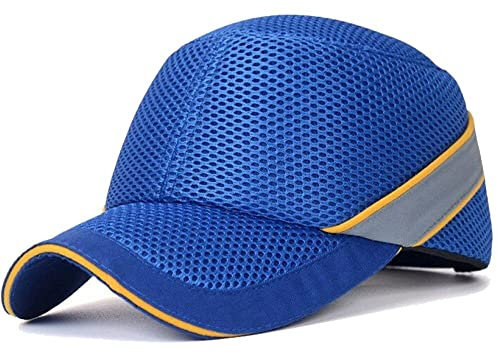 Sicurezza sul Lavoro Berretto Antiurto Cappello Baseball Stile Tessuto in Hi-Viz Elmetto Anti-collisione Casco Protezione della Testa Riparazione