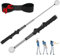 FODESAN Retractable Golf Swing Training Aid: Golf Swing Trainer for Warm-up, Non-Slip Golf Grip Trainer for Right Hand, Strength & Tempo Training for Indoor & Outdoor Practice (Black)