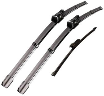Scheibenwischerblätter für Autos Wischerblätter Für VW Für Polo 5 MK5 6R 6C 61 2009 2010 2011 2012 2013 2014 2015-2017 Schrägheck Vorne Heckscheibe Windschutzscheibe Fensterzubehör(LHD)