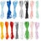 ODDerZZii 15 colores de goma de lavandería, cinta elástica para costura, 5 mm x 2 m, bandas de goma planas, banda elástica elástica, bandas de goma de colores para accesorios de costura, manualidades,