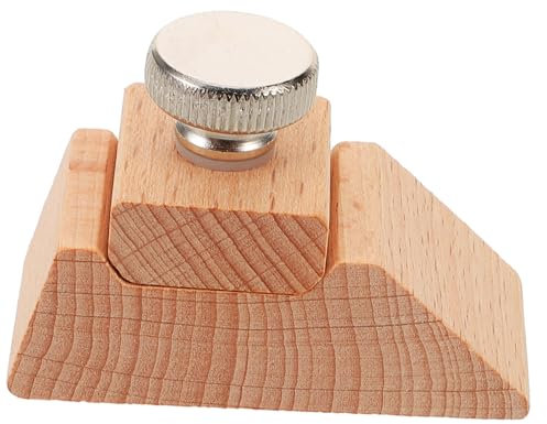 HOMSFOU Schleifpapierblock Für Holz Und Leder Kleiner Handschleifblock Mit Praktischer Klemme Für Effizienten Schleifpapierwechsel Zum Schleifen Von Kanten Und Rundungen Langlebiges Holzde