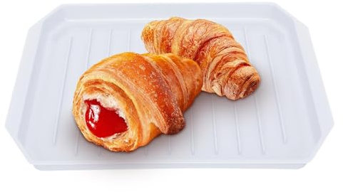 Microwave Pan - Microwave Bacon, Microwave Bacon Rack | Microwave Bacon Crisper, Microwave Dish for Oven Chips, Omelattes, Bacon and Pizza, Safe, Safe, Easy-Clean Reusable Multipurpose Bacon