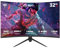 KTC Gaming Monitor 32 Pouces Curved Monitor, 165Hz OC 180Hz 1ms GTG FHD VA Panel, FreeSync & G-Sync 122% sRGB Blue Light Reduction PC Screen, HDR H32S17C