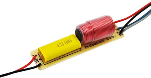 Uqezagpa Lautsprecher-Frequenzteiler, 2-Wege-Höhen, Bass, HiFi-Sound, Frequenzweiche