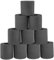 Papier de toilette coloré, 10pcs Rolls de papier toilette, 4 plis Absorbants doux serviettes noires pour les ménages et divers espaces publics, rouleaux