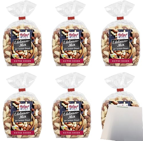 usy Bundle für Hofgut Edel-Nuss-Mix VPE (6x400g Beutel) + usy Block