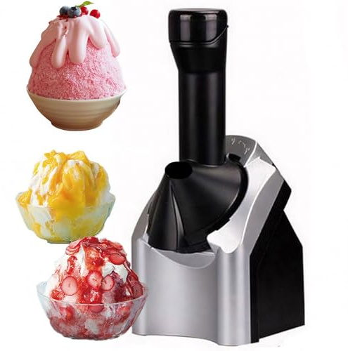 Macchina per gelato alla frutta con funzionamento one-touch e blocco di sicurezza per ghiaccio rasato e dolcetti congelati