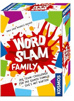 Kosmos Word Slam Family, 3+ Spieler ab 12 Jahren | Partyspiel für die Familie, Familienspiel, Kartenspiel
