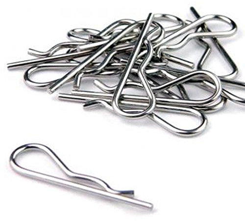 20 Stück Federstecker Federsplint Durchmesser 3 mm Edelstahl Splint Sicherungsstift Sicherungsklammer