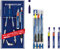 STAEDTLER Mars Comfort Zirkel | Zeichenkreis: 350 mm, Länge: 170 mm (Zirkel + Druckbleistifte + Ersatzminen)