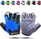 KONVINIT Fahrradhandschuhe Herren Sommer Halbfinger MTB Handschuhe,Radhandschuhe für Mountainbike/Rennrad,Fahrrad Handschuhe Freizeit Herren und Damen,Blue XL