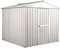 Box in Acciaio Zincato Casetta da Giardino in Lamiera 2.75 x 1.75 m x h2.12 m - 87 KG – 4,81 metri quadri – BIANCO