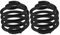 Create idea Paire de ressorts de siège Solo noir de 5,1 cm en acier style rétro vintage pour selle de moto Bobber Chopper personnalisé