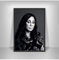 RUIYANMQ Leinwandbild Cher Poster Wandkunst Gedruckte Poster Schwarzweiß Leinwand Wandbilder Für Wohnzimmer Wohnkultur Jh3Aj 40X60Cm Rahmenlos