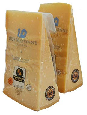 2 STÜCKE Parmigiano Reggiano (Parmesan Reggiano) 36 Monate 1 kg.