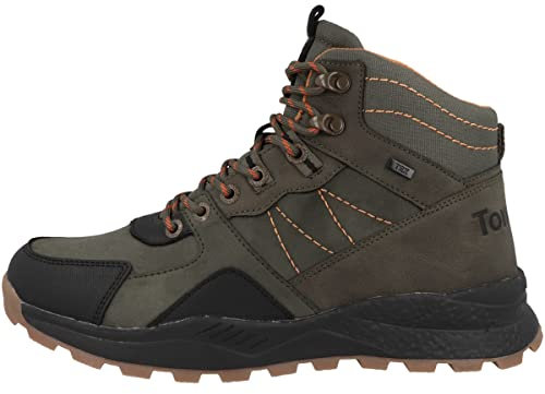 Tom Tailor Herren 4280212 Halblange Stiefel, Khaki, 44 EU