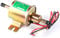LNGJIN Pompa di Benzina Elettrica HEP-02A Pompa di Benzina Universale 12V Pompa di alimentazione elettrica a bassa pressione,Pompa di Benzina Diesel,Pompa Gasolio,Pompa del Carburante Universale (oro)