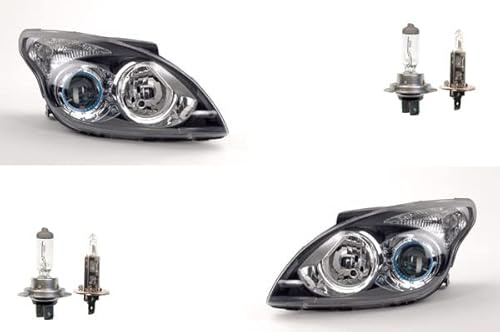 Johns, Scheinwerfer Halogen passend für Hyundai i30 10-11 mit H7 H1 Satz LR