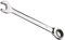 Vokenforu 17mm Ratchet Spanner, Ratcheting Combination Wrench, Hardened Chrome Vanadium Steel Open End Spanner Metric