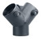 LSGGTIM Accessori per riscaldamento da 60 mm, tipo Y, condotto di ventilazione a 3 vie, in plastica ad alta temperatura, raccordo per auto, riscaldatore diesel, accessorio per riscaldamento da 60 mm,