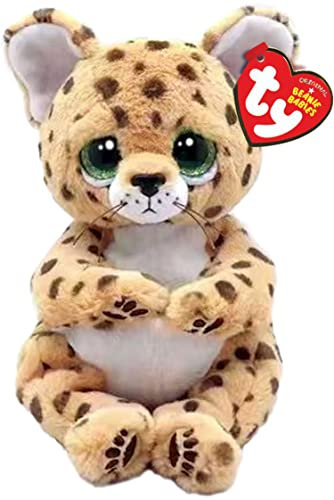 TY Lloyd Leopard Beanie Bellie Regulär 6 | Beanie Baby Weiches Plüschtier | Sammlerstück Kuscheliger Stoffteddy