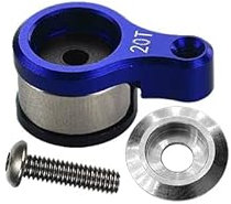 GPM Racing Aluminium 6061-T6 20T Servo Horn with Built-In Spring for Losi 1/18 Mini-T 2.0 2WD Stadium Truck Upgrades - Blue