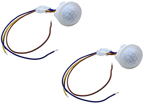 TECNOULAB 2 uds LED Closet Sensor PIR Detector de Movimiento infrarrojo Interruptor de luz Inteligente 220V