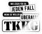 Spreadshirt TKKG Titelmusik Logo Sticker, max. 10 x 10 cm, 10 x 10 cm, Transparent glänzend