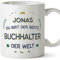 Mugffins Tassen Personalisierten für BUCHHALTER Mann - Auf Deutsch - Beste der Welt - 11 oz / 330 ml - Individuell Anpassbar Geschenk Mitarbeiter