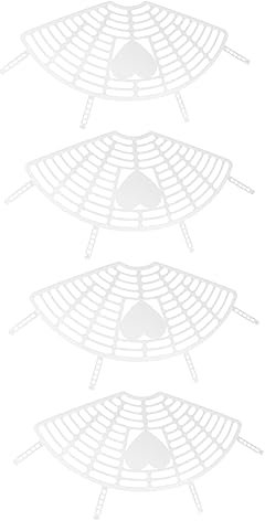 Uonlytech Fahrradzubehör 2 Sets Aus Netzgewebe Leicht Weiß für Jungen und Mädchen