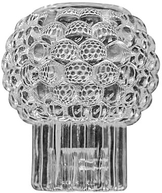 Candelabro de cristal, sostenedor de vela de burbuja de vidrio duradero, candelabro resistente al desgarro, candelabro resistente al calor, candelabro de cristal transparente para boda, fiesta de