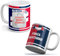 quickgadget Idea Arredo Casa regalo Tazza Sport in ceramica sport per tifoso calcio Cagliari, personalizzato con FOTO + Nome e Numero