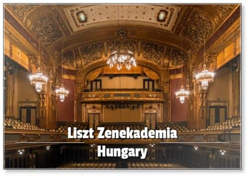 BUDAPEST, UNGARY - Interior of The Liszt Zenekademia (Academy of Music) It Is A Concert Hall and Music Conservatory in Budapest, Ungarn, Founded on, Fridge Magnet