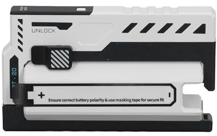 Mobile Power Bank Box, Portable Battery Charger 5V 9V 12V Type C Output High Efficiency for Phone Earphone Tablet for 20700 (White)